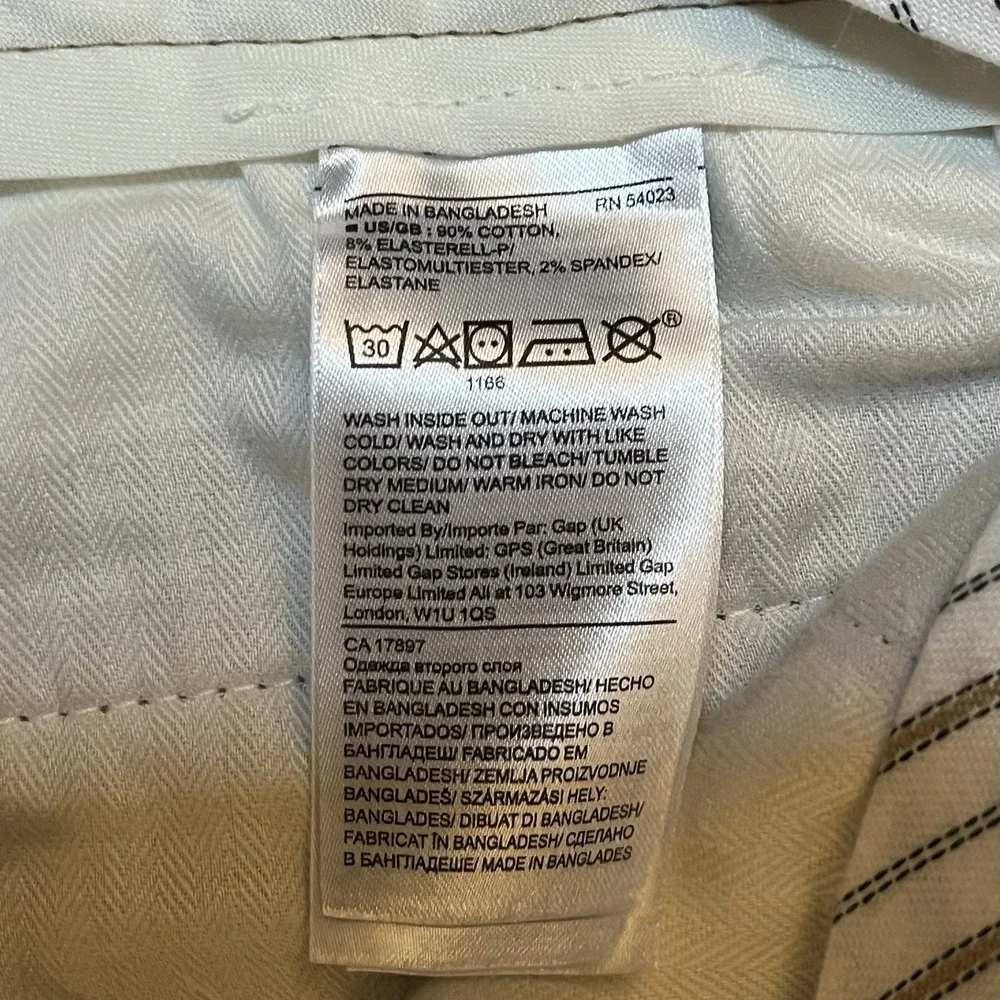 Banana Republic Pants Men 31x32 Tan Chino Mason Athletic Tapered Fit Stretch
